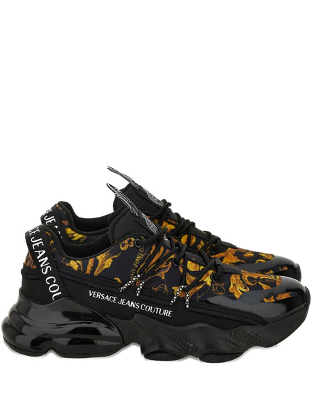  Versace Jeans Couture Platform Sneakers - Black 