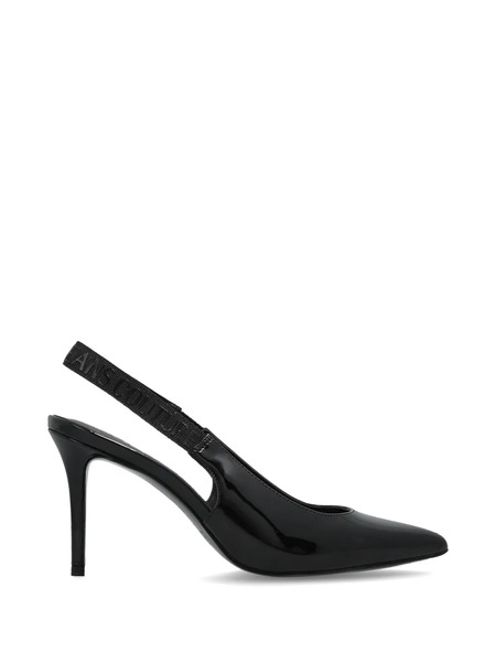  Versace Jeans Couture Slingback Pointed-toe Pumps - Black 