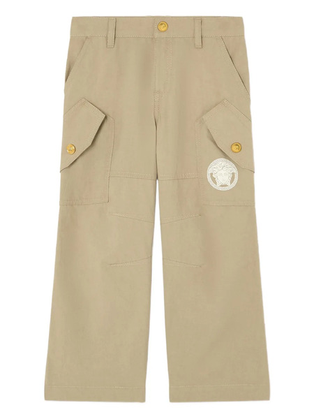  Versace Kids Cargo-pocket Trousers - Brown 