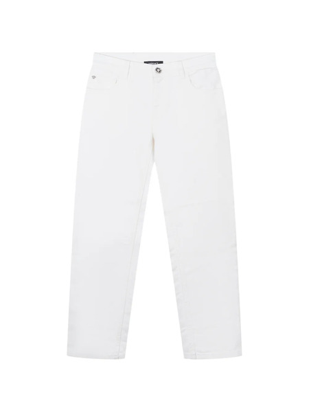  Versace Kids Five-pockets Jeans - White 