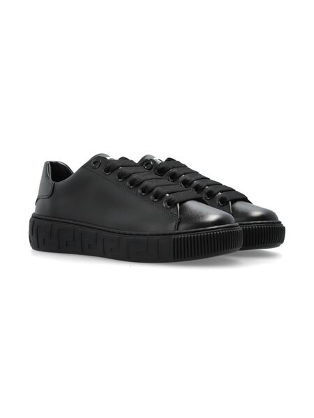  Versace Kids Greca Sneakers - Black 