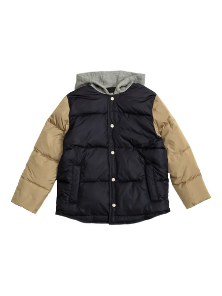  Versace Kids Insulated Hooded Jacket - Black 