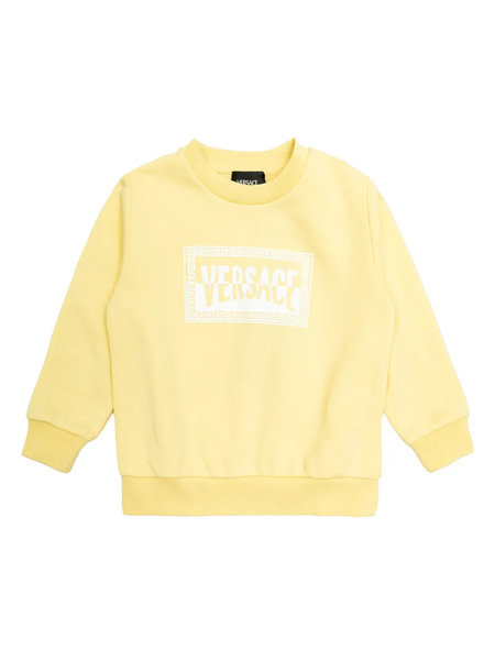  Versace Kids Logo Sweatshirt - Yellow 