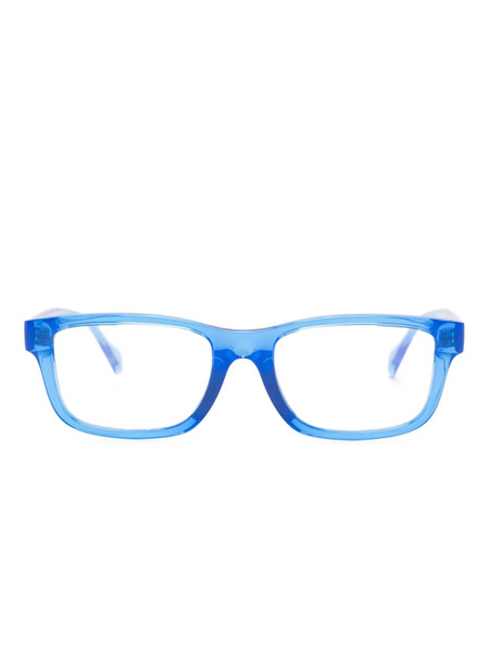  Versace Kids Rectangle-frame Glasses - Blue 