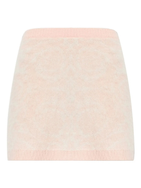  Versace Knitted Mini Skirt - Pink 