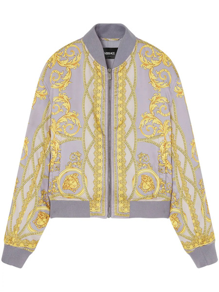  Versace La Coupe Des Dieux Bomber Jacket - Grey 