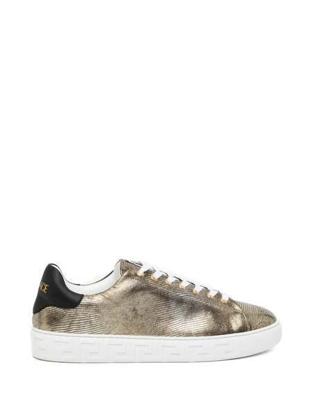  Versace Lace-up Trainers - Gold 