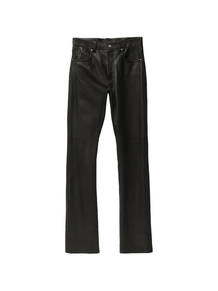  Versace Leather Pants - Black 