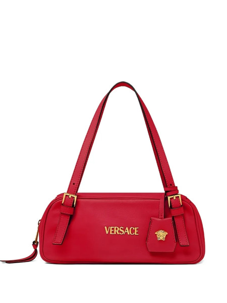  Versace Leather Shoulder Bag - Red 
