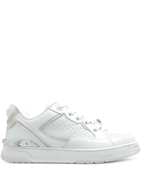  Versace Leather Sneakers - White 