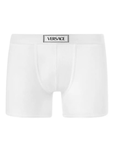  Versace Logo Briefs - White 
