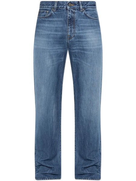  Versace Logo-patch Jeans - Blue 