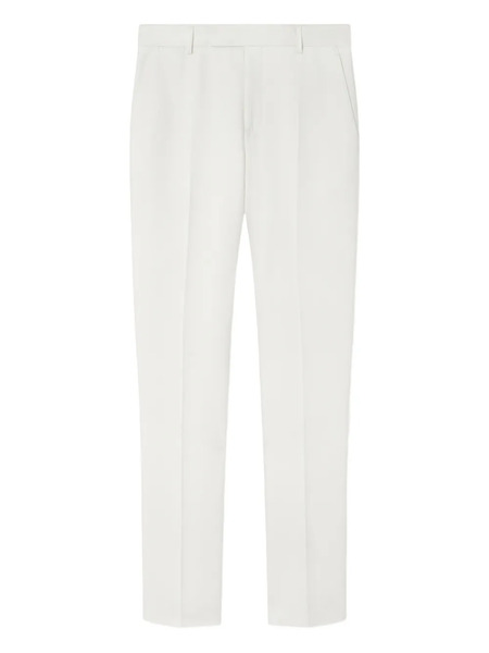  Versace Logo-patch Trousers - White 