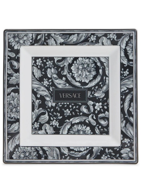  Versace Logo-print Tray - Black 