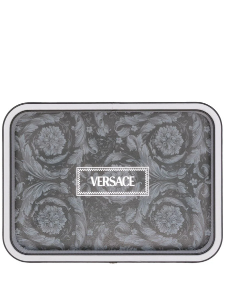  Versace Logo-print Tray - Grey 
