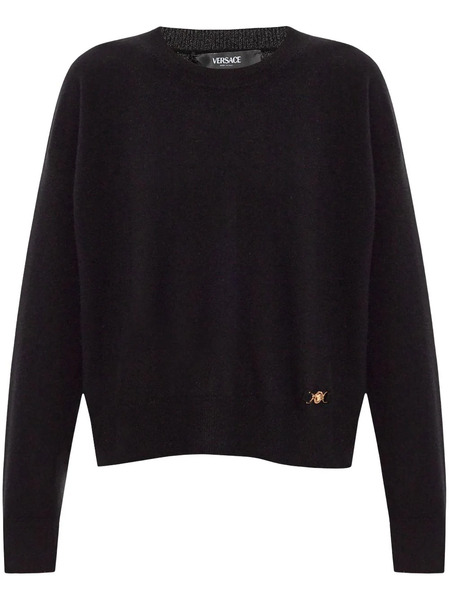  Versace Logo Sweater - Black 