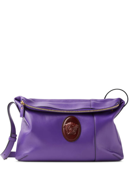  Versace Lou Nappa Shoulder Bag - Purple 