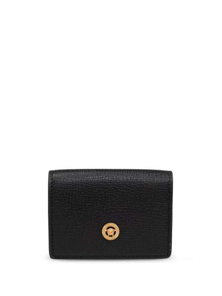 Versace Medusa Biggie Tri-fold Wallet - Black 