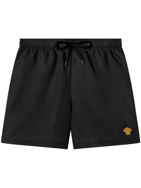 Versace Medusa-embroidered Swim Shorts - Black 