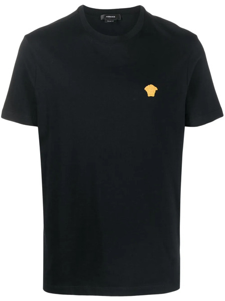  Versace Medusa-embroidered T-shirt - Black 