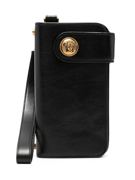  Versace Medusa Head Clutch Bag - Black 