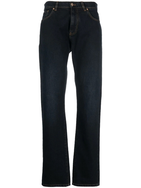  Versace Medusa Head-motif Jeans - Blue 
