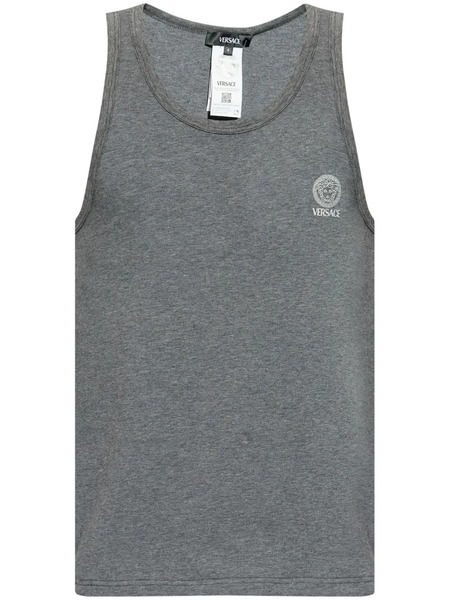  Versace Medusa-print Tank Top - Grey 