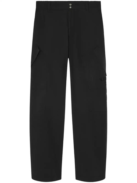  Versace Milano Stamp Tailored Trousers - Black 