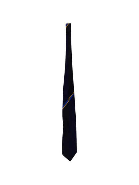  Versace Pre-owned Gianni Striped Tie - Blue 