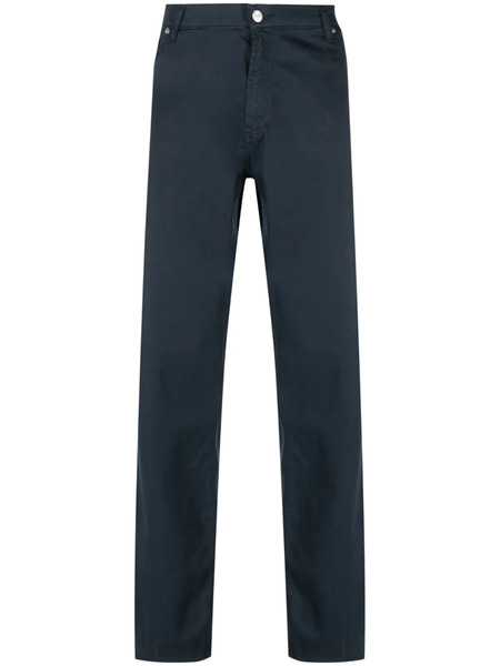  Versace Pre-owned 2000s High-waisted Straight-leg Chinos - Blue 