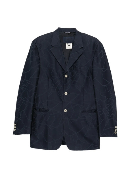  Versace Pre-owned 1990s Printed Blazer - Blue 