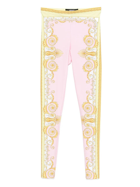  Versace Printed Leggings - Pink 