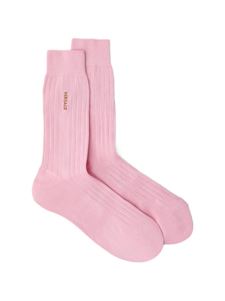  Versace Ribbed Socks - Pink 