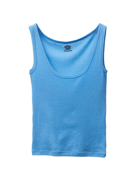  Versace Ribbed Top - Blue 