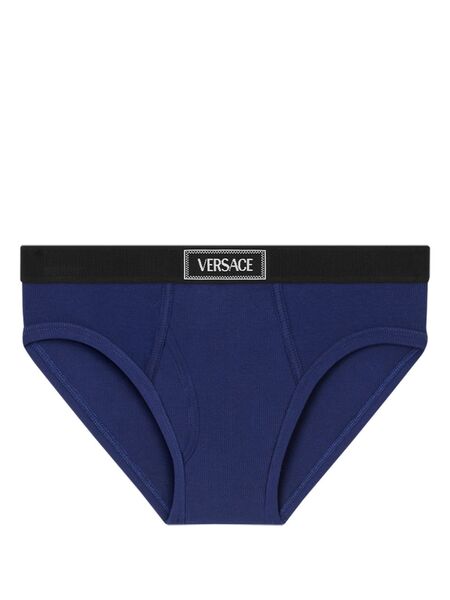  Versace 90s Logo Briefs - Blue 