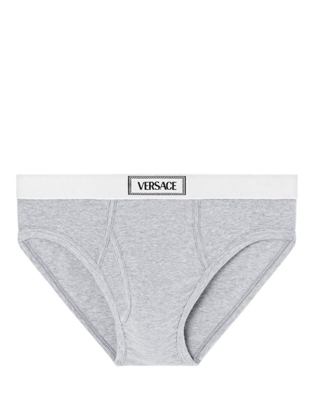  Versace 90s Logo Briefs - Grey 