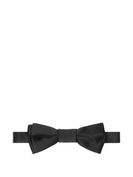  Versace Satin Bow Tie - Black 