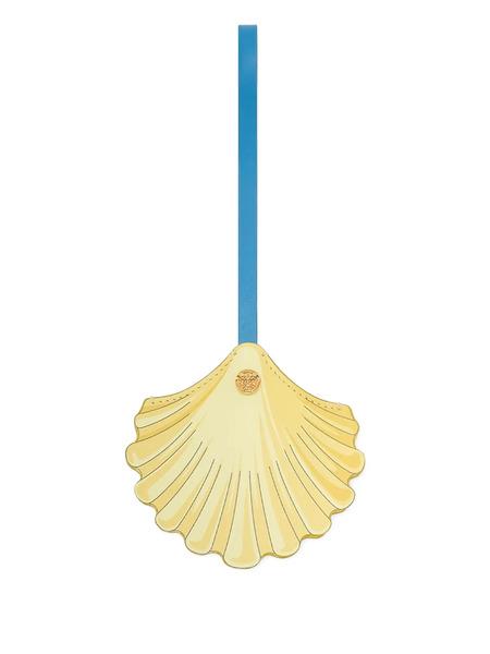  Versace Seashell Leather Charm - Blue 