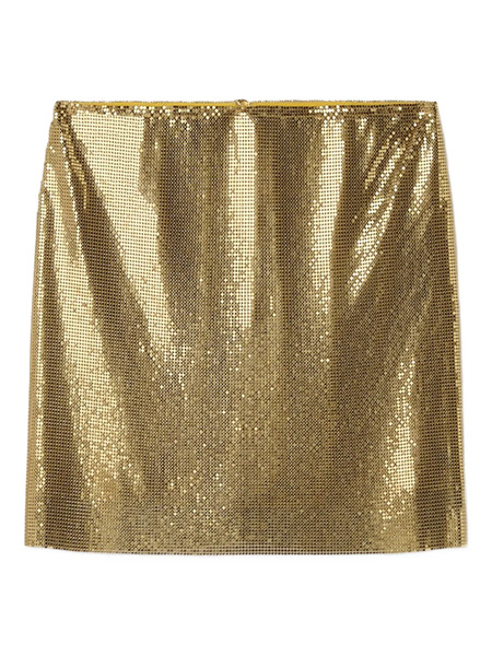  Versace Sequined Mini Skirt - Gold 