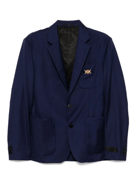  Versace Single-breasted Blazer - Blue 