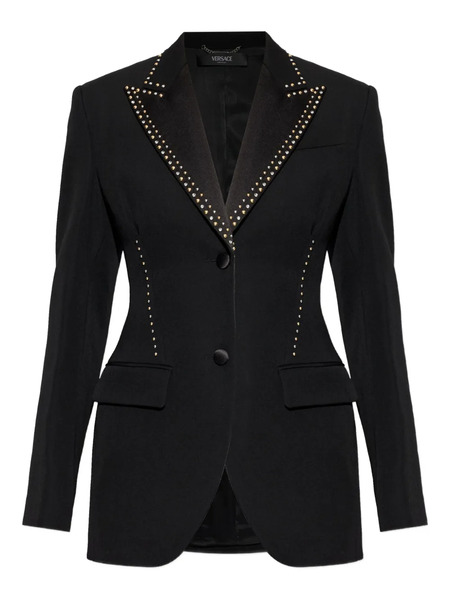  Versace Studded Blazer - Black 