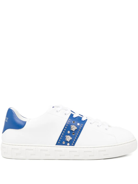  Versace Studded Trainers - White 