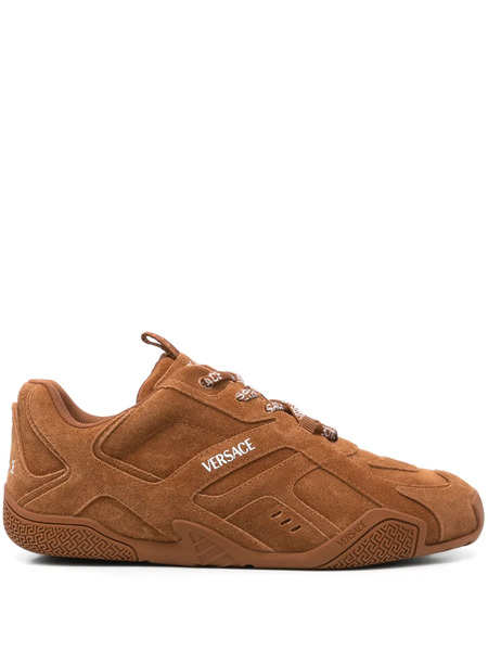  Versace Suede Sneakers - Brown 