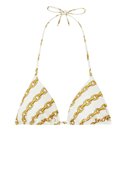  Versace Treasure Bikini Top - White 