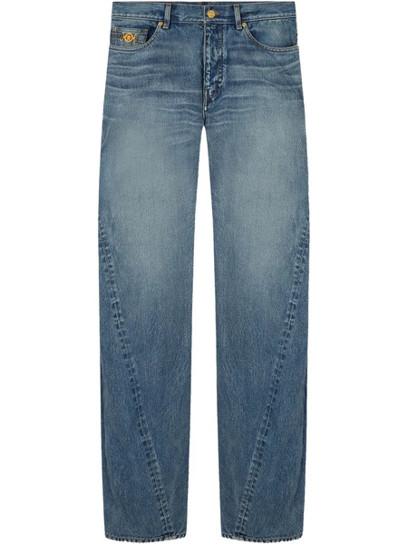  Versace Twisted Baggy Jeans - Blue 