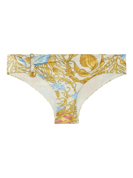 Versace Underwater Barocco Bikini Bottoms - Neutrals 