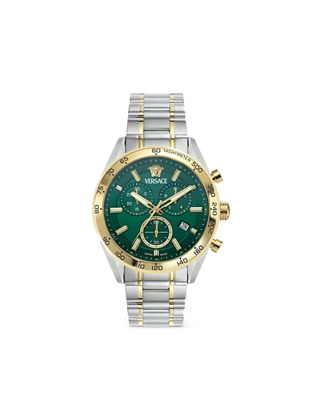  Versace V-code Chronograph 41mm - Green 