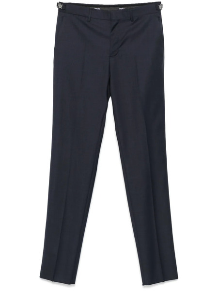  Versace Wool Formal Trousers - Blue 