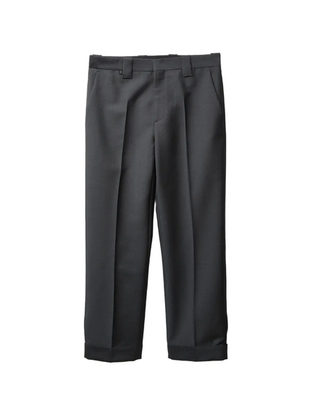  Versace Wool-mohair Regular Formal Pants - Grey 
