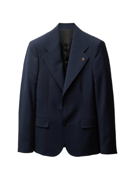  Versace Wool-mohair Slim Blazer - Blue 